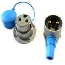 Hager 20 A Silver and Blue 3 Pin Plug Electrical Sockets_0