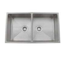 Gupta sanitary and hardware Stainless Steel Kitchen Sink Double Bowl KS02 512 x 507x 320 mm_0
