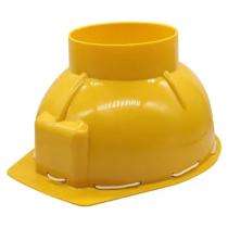PVC Yellow Loader Safety Helmets_0