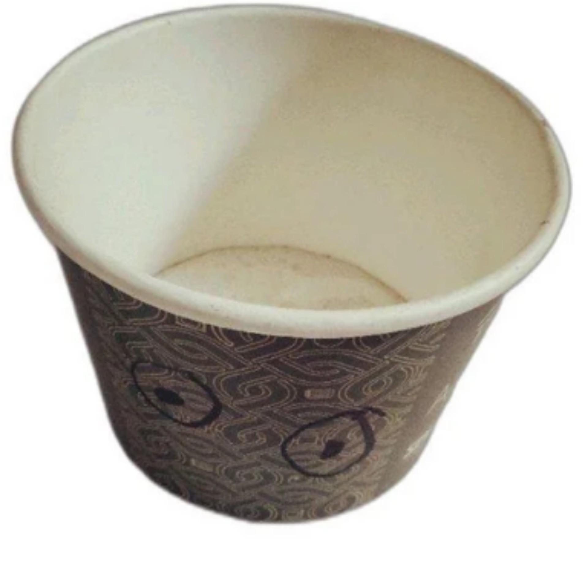 Paper Tea Disposable Cups 60 mL Brown_0