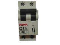 FLORA Double Pole 25 A C MCB_0