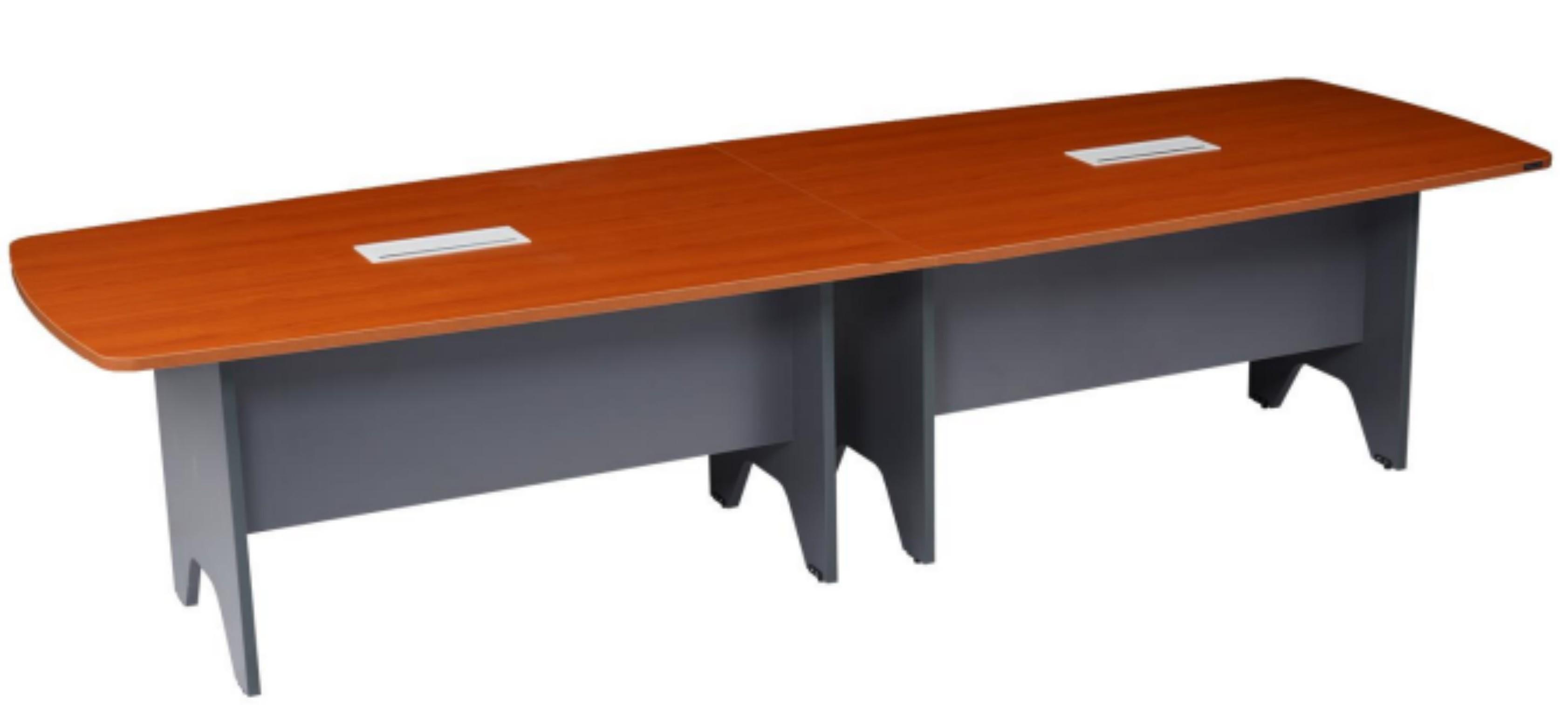 Conference Office Tables Orange and Grey Wooden_0