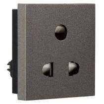 GOLDMEDAL ELECTRICALS 6 A Grey 3 Pin Plug Electrical Sockets_0