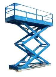 RUBICON HANDLINGS Warehouse 400 kg 10 - 20 ft Scissor Lift Hydraulic_0