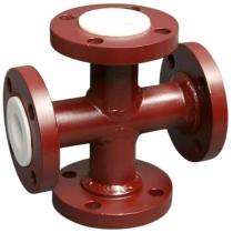 S V ENTERPRISES Mild Steel Equal PTFE Lined Cross 1/2 inch_0