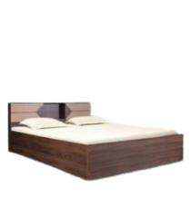 ValueWud Engineered Wood Modern Queen Size Bed 31.5 x 63.9 x 83.9 inch Walnut_0