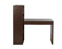 Modern Office Tables Brown Engineered Wood_0