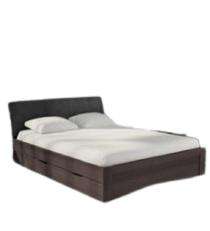 Mintwud Engineered Wood Modern Queen Size Bed 34 x 63 x 82 inch Wenge_0