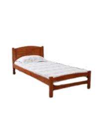 ValueWud Rubber Wood Modern Queen Size Bed 35 x 63 x 78 inch Honey Oak_0
