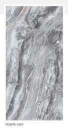 EXXARO Fiorita Grey 800 x 1600 mm Grey High Glossy Flat Glaze Vitrified Tile_0