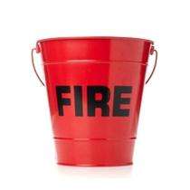 Iron 15 L Fire Bucket Red_0