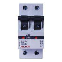ANCHOR Double Pole 6 A C MCB_0