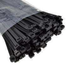 SLOCK Nylon 300 mm 4.8 mm Cable Ties Black_0