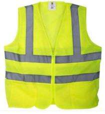 Nylon Safety Jackets L Without Sleeves Green_0