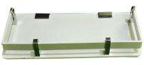 THE CRYSTAL MOSAICS Rectangular Glass Shelf 600 x 200 mm_0