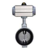 ZOLOTO 80 mm Manual Stainless Steel Butterfly Valve Pneumatic_0