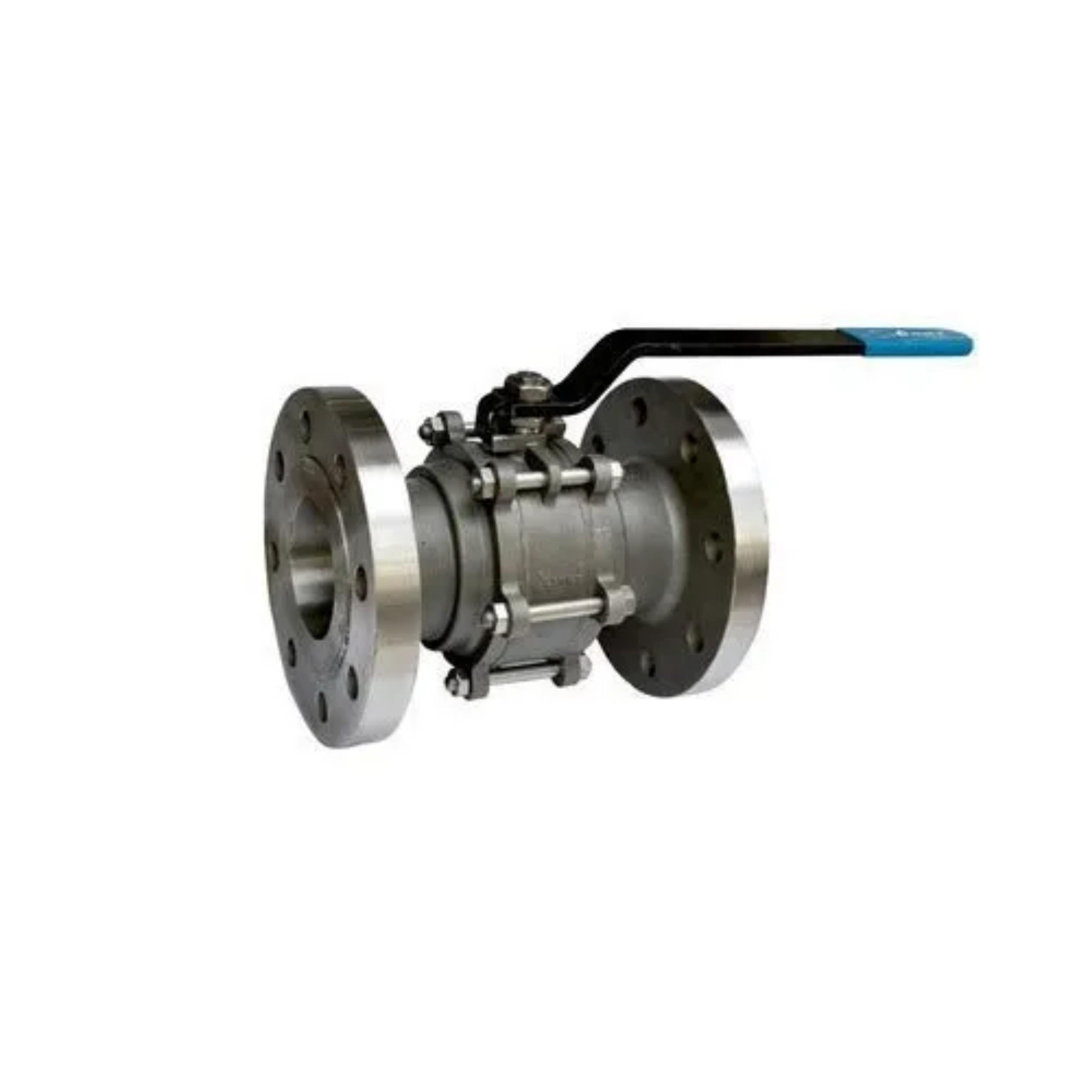 ZOLOTO 60 mm Manual Stainless Steel Ball Valves Flanged_0