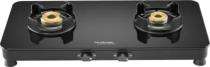 Hindware Alverio Black 2 Burners Glass Cooktop_0