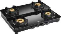 Hindware Alverio DPLX Black 4 Burners Glass Cooktop_0