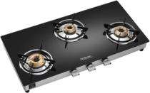 Hindware Armo PLUS GL Black 3 Burners Glass Cooktop_0