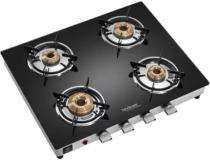 Hindware Armo PLUS GL  AI Black 4 Burners Glass Cooktop_0