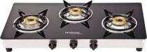 Hindware Emineo Black 3 Burners Glass Cooktop_0