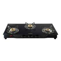 Hindware Arsenio Black 3 Burners Glass Cooktop_0
