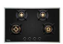 Hindware Rosia 76 Sleektop Hob Black 4 Burners Glass Cooktop_0