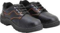 Indcare Fighter Synthetic Steel Toe Safety Shoes Black_0