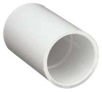 AJONTA PVC 25 mm Round White Pipe Coupler_0