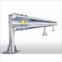 SEA HORSE W Beam Metal Crash Barrier Galvanized Steel 400 mm_0
