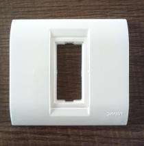 DAVIOR CR-1101 1 Module White Modular Switch Plate Cover_0