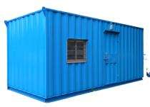 Indo Steel Fabricators Mild Steel 8.5 ft Portable Security Cabin_0