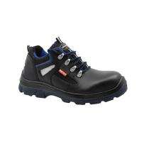 BLACK STEEL PSMF 103 CG Leather Steel Toe Safety Shoes Black_0