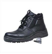 CG Leather Steel Toe Safety Shoes Black_0