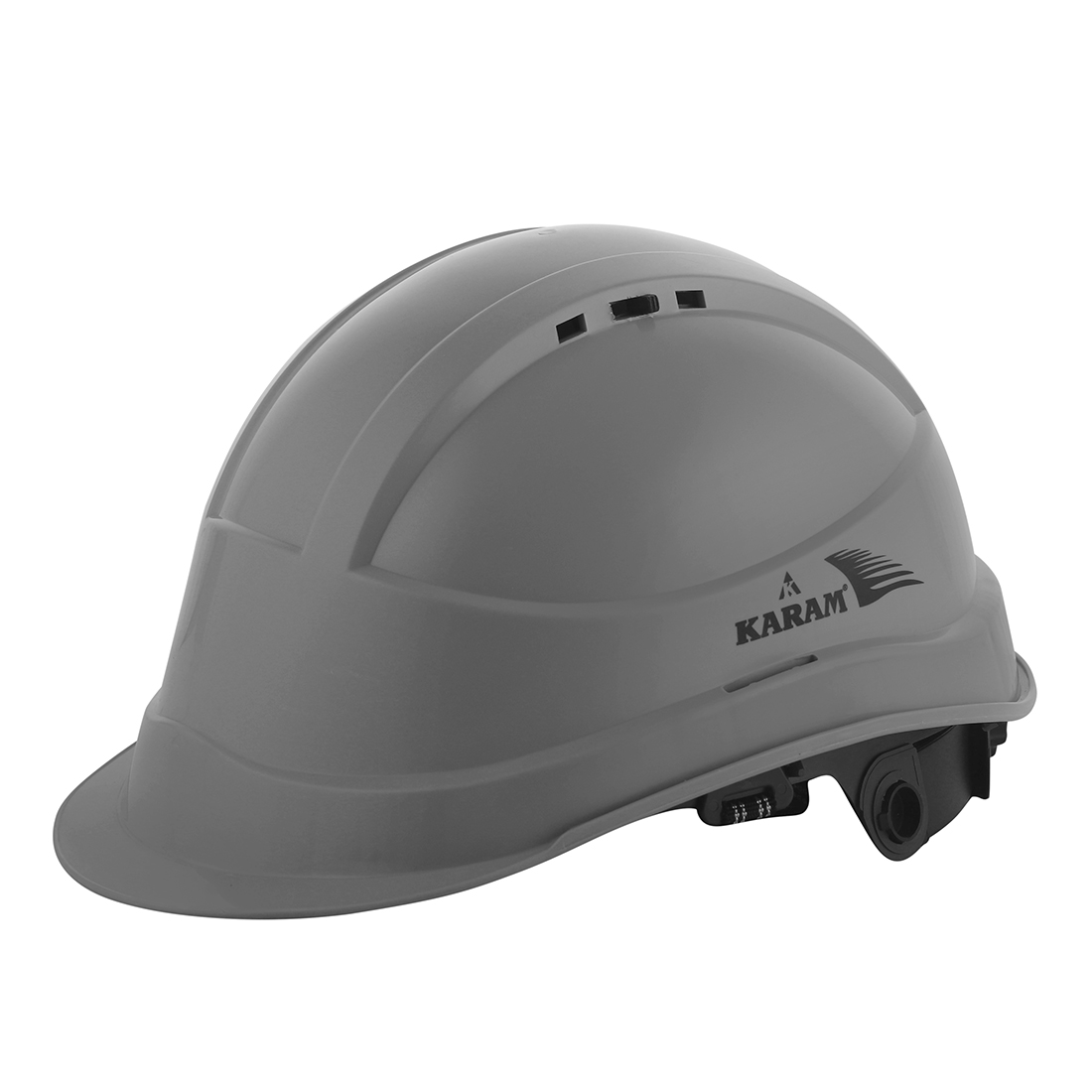 Karam Polypropylene Copolymer Apex Grey Air Ventilated Safety Helmets PN542_0
