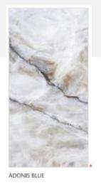 EXXARO Adonis Blue 600 x 1200 mm Blue High Glossy Flat Glaze Vitrified Tile_0