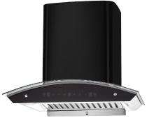 Hindware Sancia Autoclean 75 Black Wall Mounted Chimney 1200 CMH_0