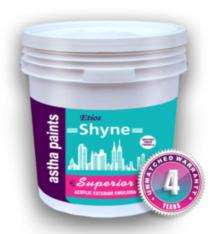 ASTHA White Etios Shyne Superior Exterior Emulsion Paints 1 L_0