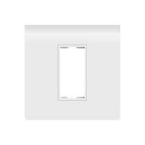 Pressfit 1 Module White Modular Switch Plate Cover_0