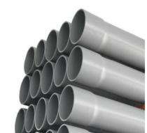 KOVAI PIPES 15 mm UPVC Pipes SCH 80 3 m Plain_0