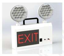 PEL LED LML CP 2X3 W LED Lamp Emergency Light Unit 3 hr Wall Mounted_0
