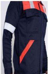 Cotton Safety Jackets L With Sleeves Blue_0