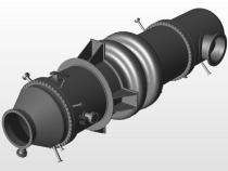 VEEKAY 1000 L Shell and Tube Heat Exchanger 12 inch HE3 3 ft_0