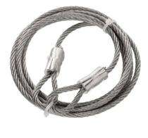 Steel Core 636 Wire 4 - 32 mm Ropes Silver_0