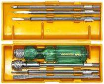 TAPARIA (3.5 x 0.5) - (6 x 8) mm Screwdriver Set 7 Piece Phillips, Square_0