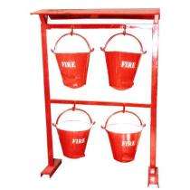 Mithraa Four Bucket Fire Bucket Stand_0
