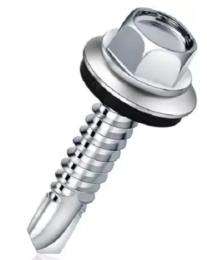 HIMALAYA SCREW MAKE Hex Head Cap Self Drilling Screw Stainless Steel Galvanized_0