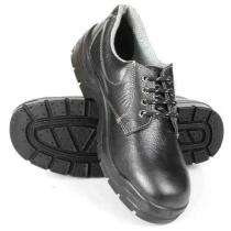 Double Density PU Rubber Toe Safety Shoes Black_0
