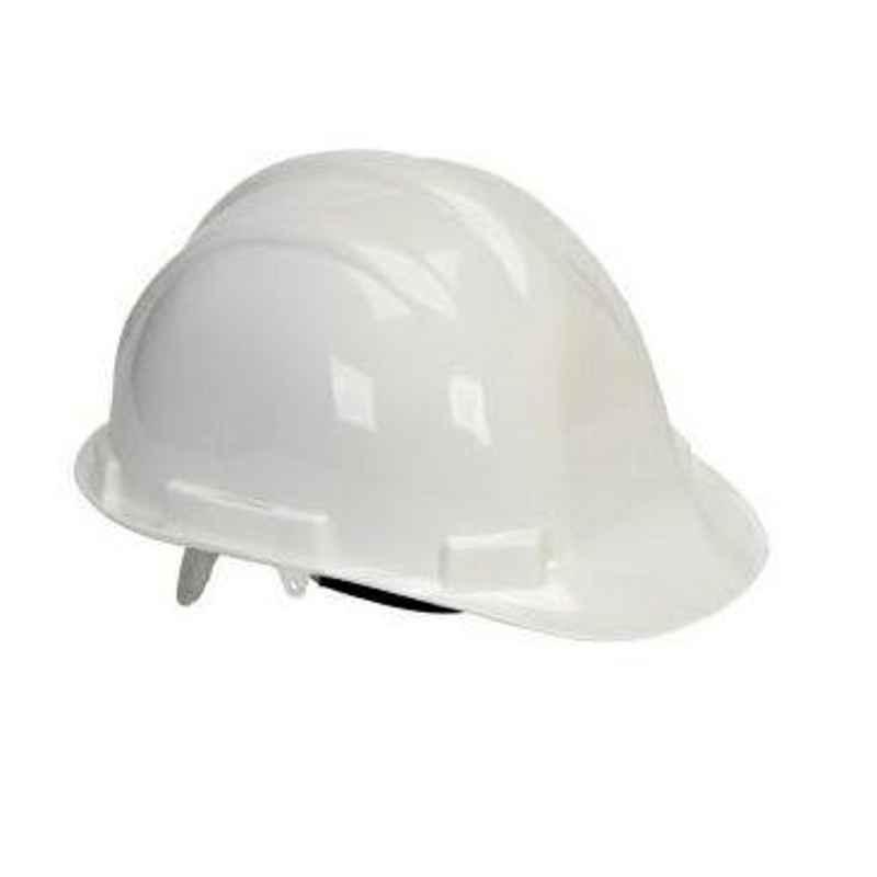 Plastic White Air Ventilated Safety Helmets_0